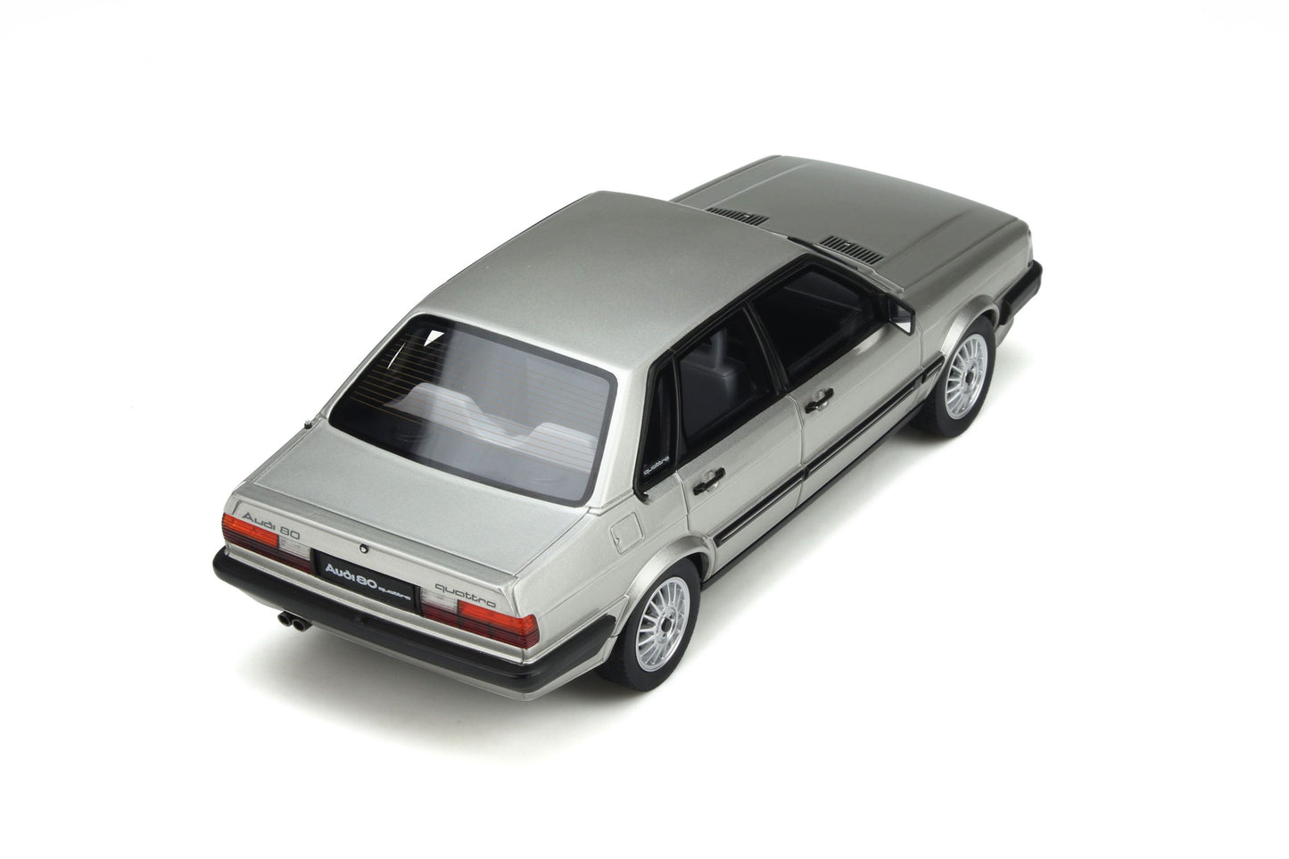 OttOmobile - Audi 80 Quattro (B2) (Zermatt Silver) 1:18 Scale Model Car