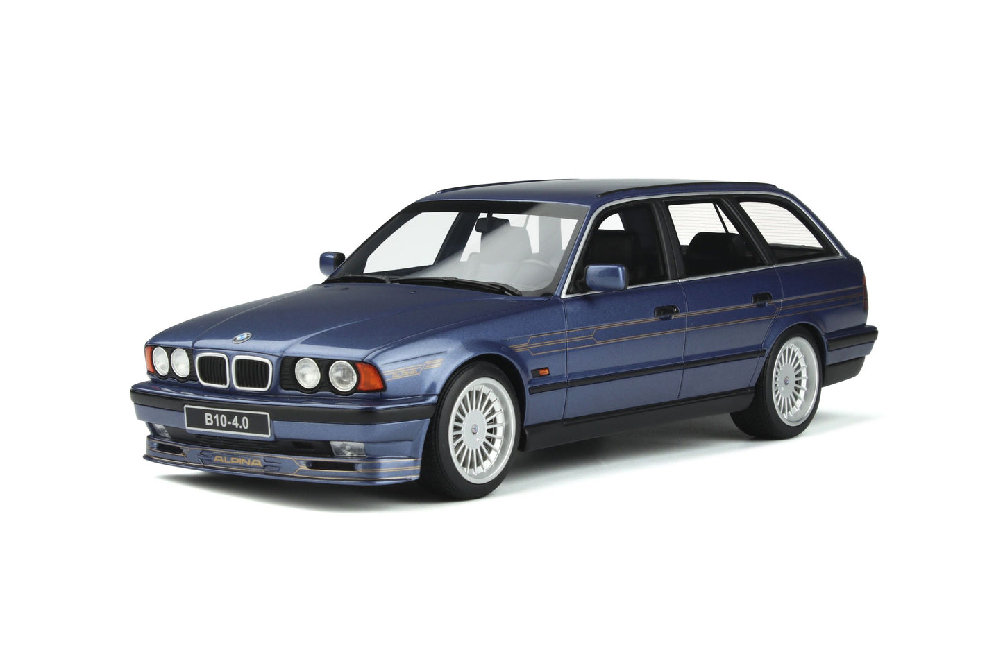 OttOmobile - Alpina BMW B10 Touring 4.0 (E34)(Blue) 1:18 Scale Model Car