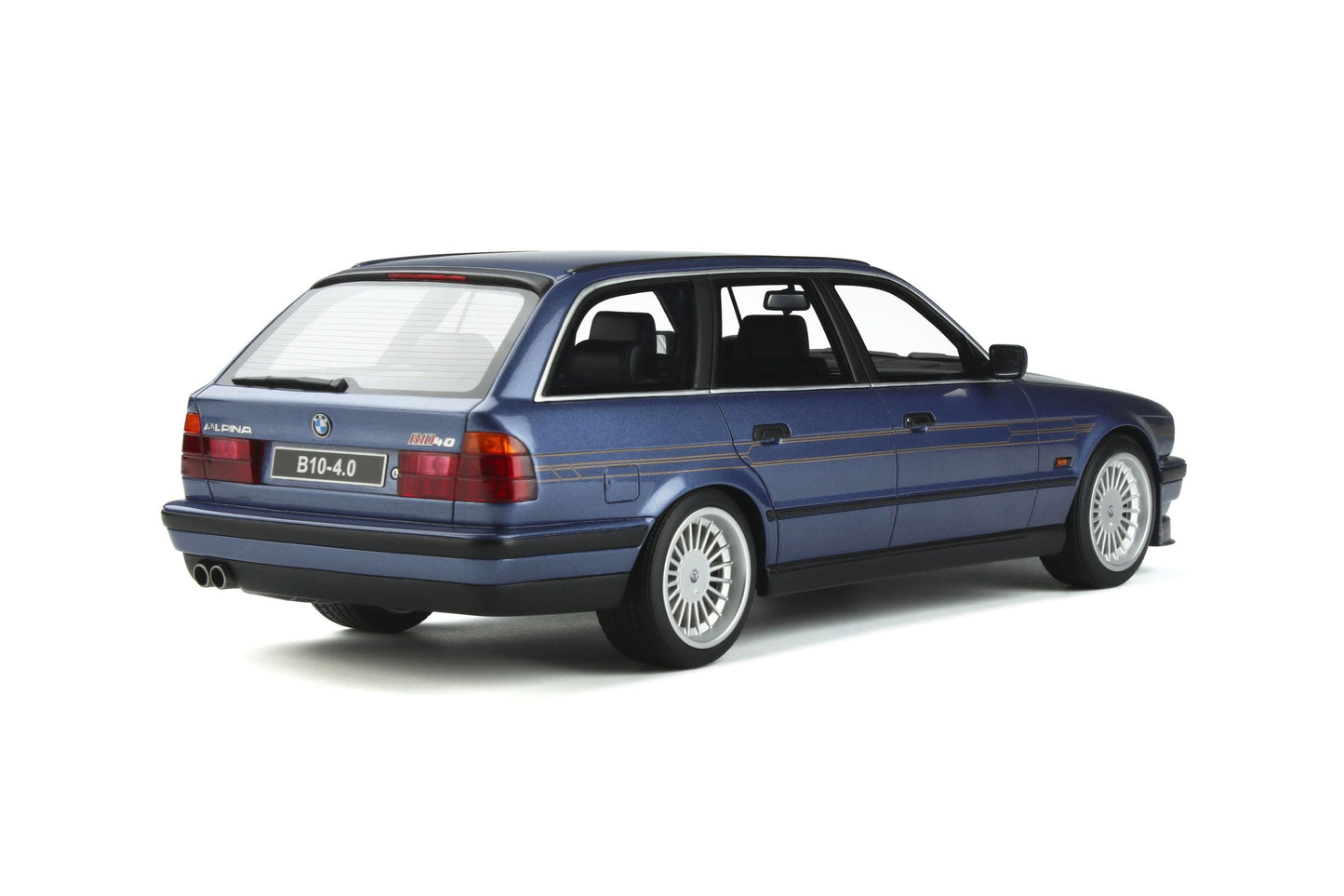 OttOmobile - Alpina BMW B10 Touring 4.0 (E34)(Blue) 1:18 Scale Model Car