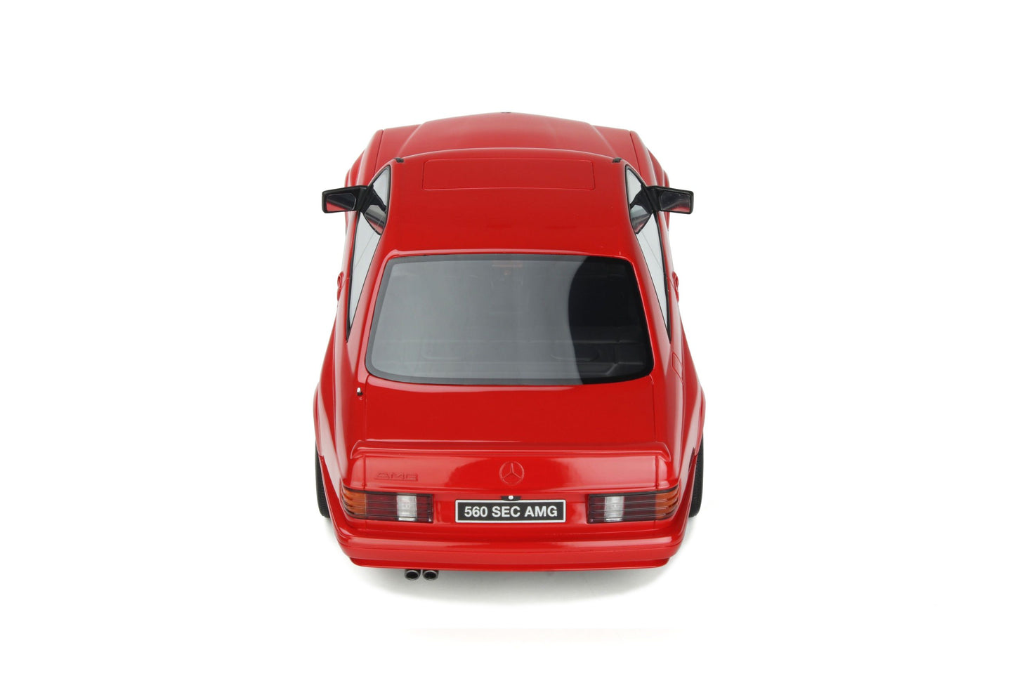OttOmobile - Mercedes-Benz 560 SEC Wide Body (W126) (Signal Red) 1:18 Scale Model Car