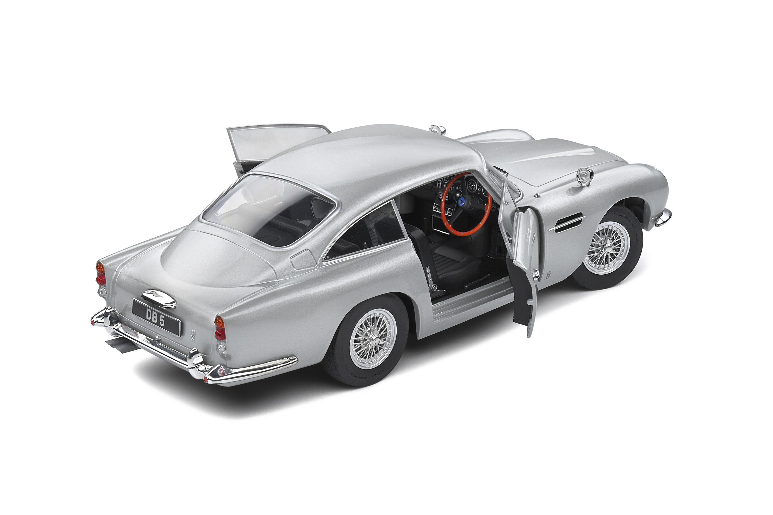 Solido - Aston Martin DB5 (Silver Birch) 1:18 Scale Model Car