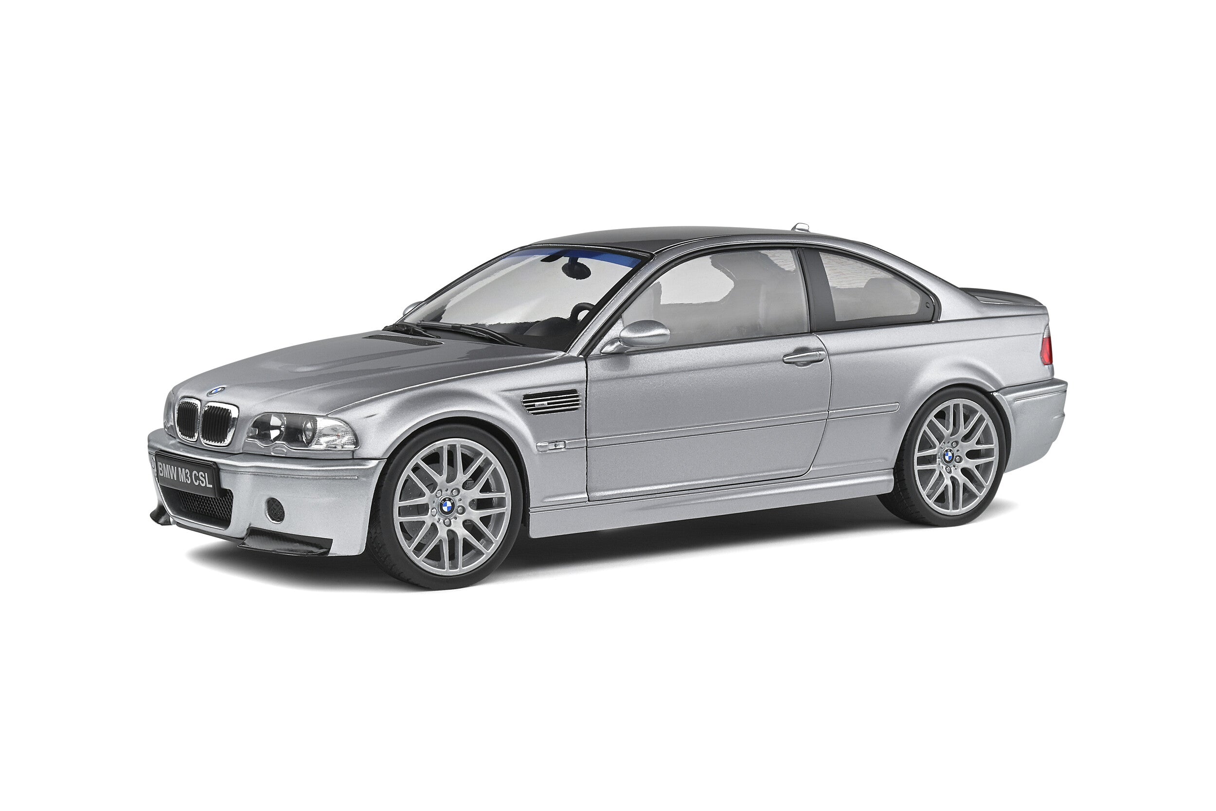 Solido - BMW M3 CSL (E46) (Silver Grey Metallic) 1:18 Scale Model Car