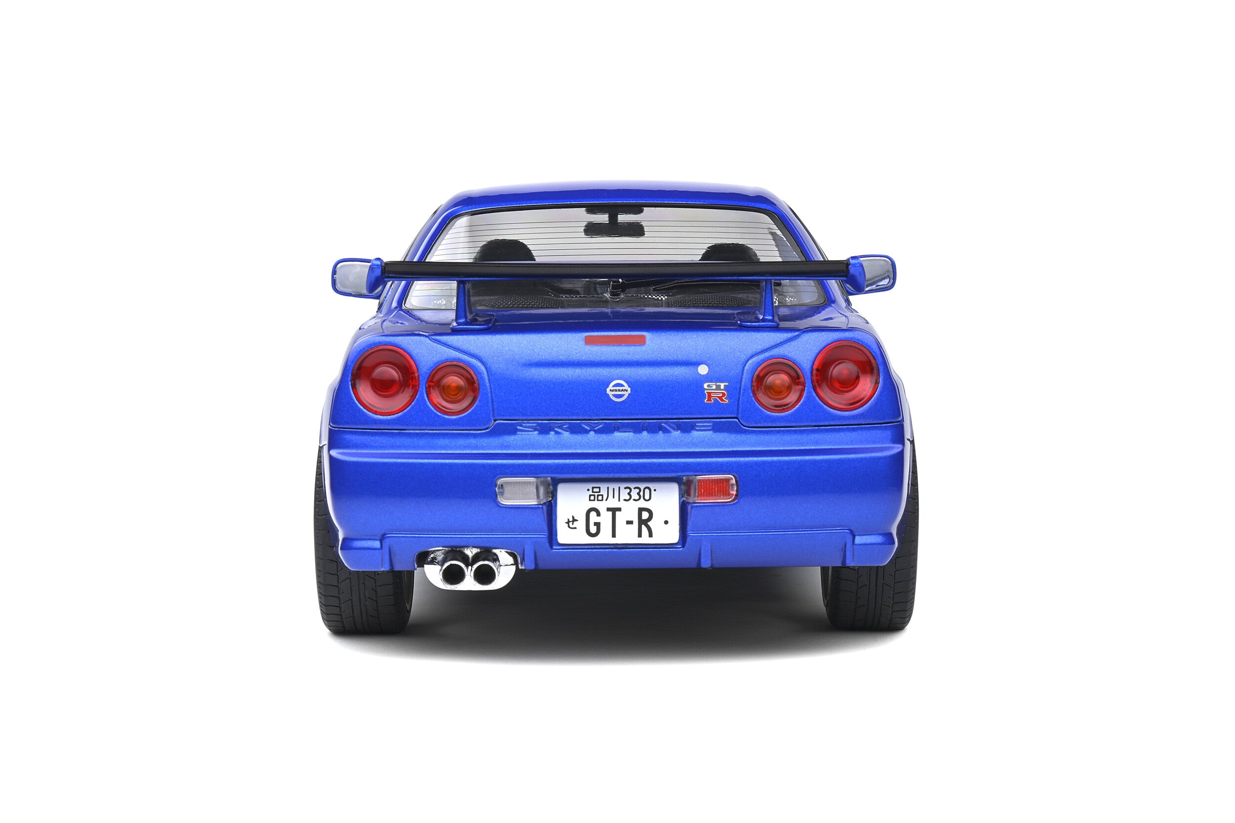 Solido - Nissan Skyline GT-R (R34) (Bayside Blue) 1:18 Scale Model Car