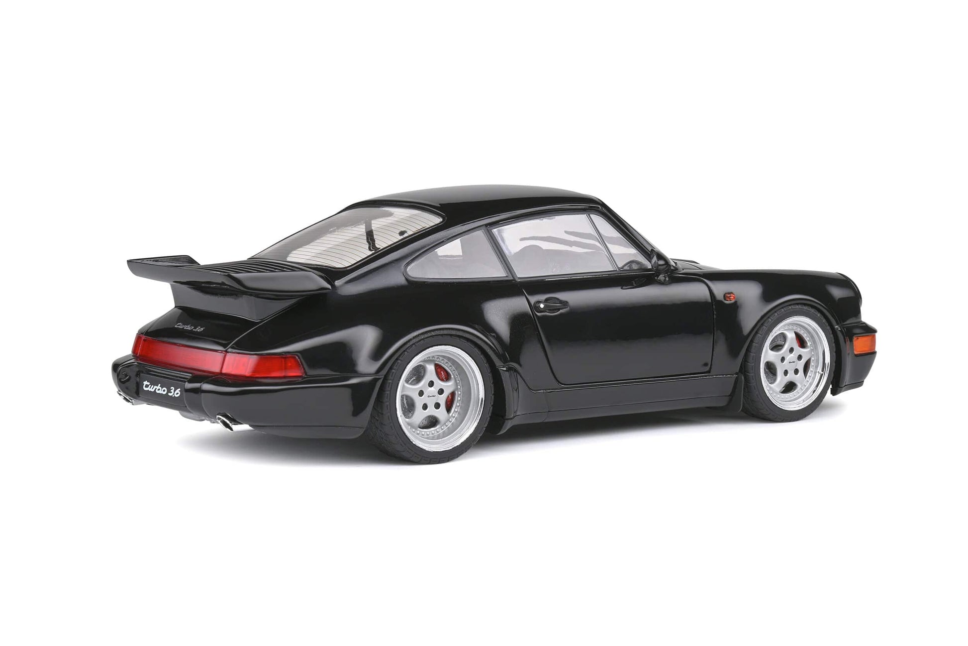 Solido - Porsche 911 (964) Turbo 3.6 (Black) 1:18 Scale Model Car - Model Cars Canada Inc.