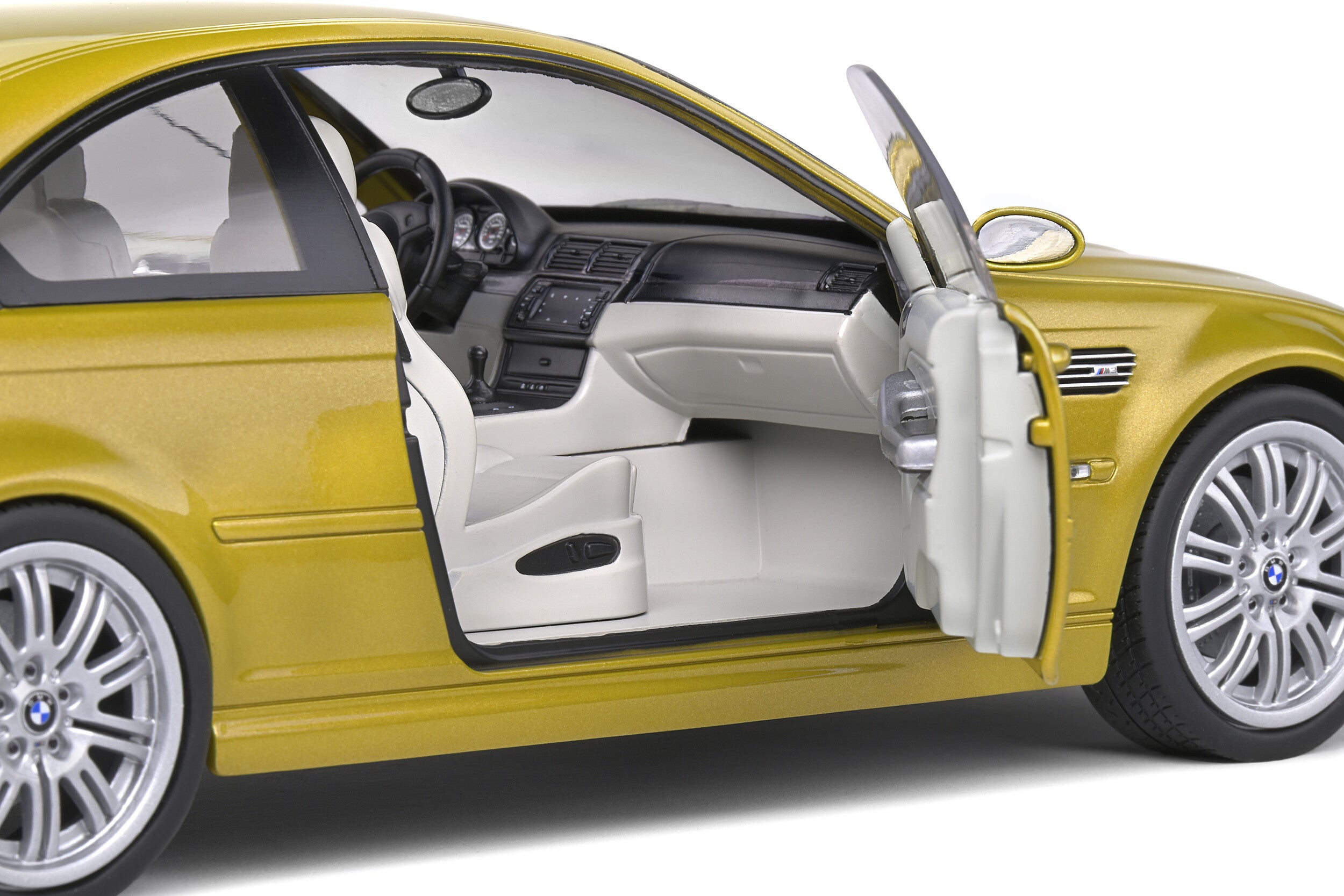 Solido - BMW M3 Coupe (E46) (Phoenix Yellow) 1:18 Scale Model Car