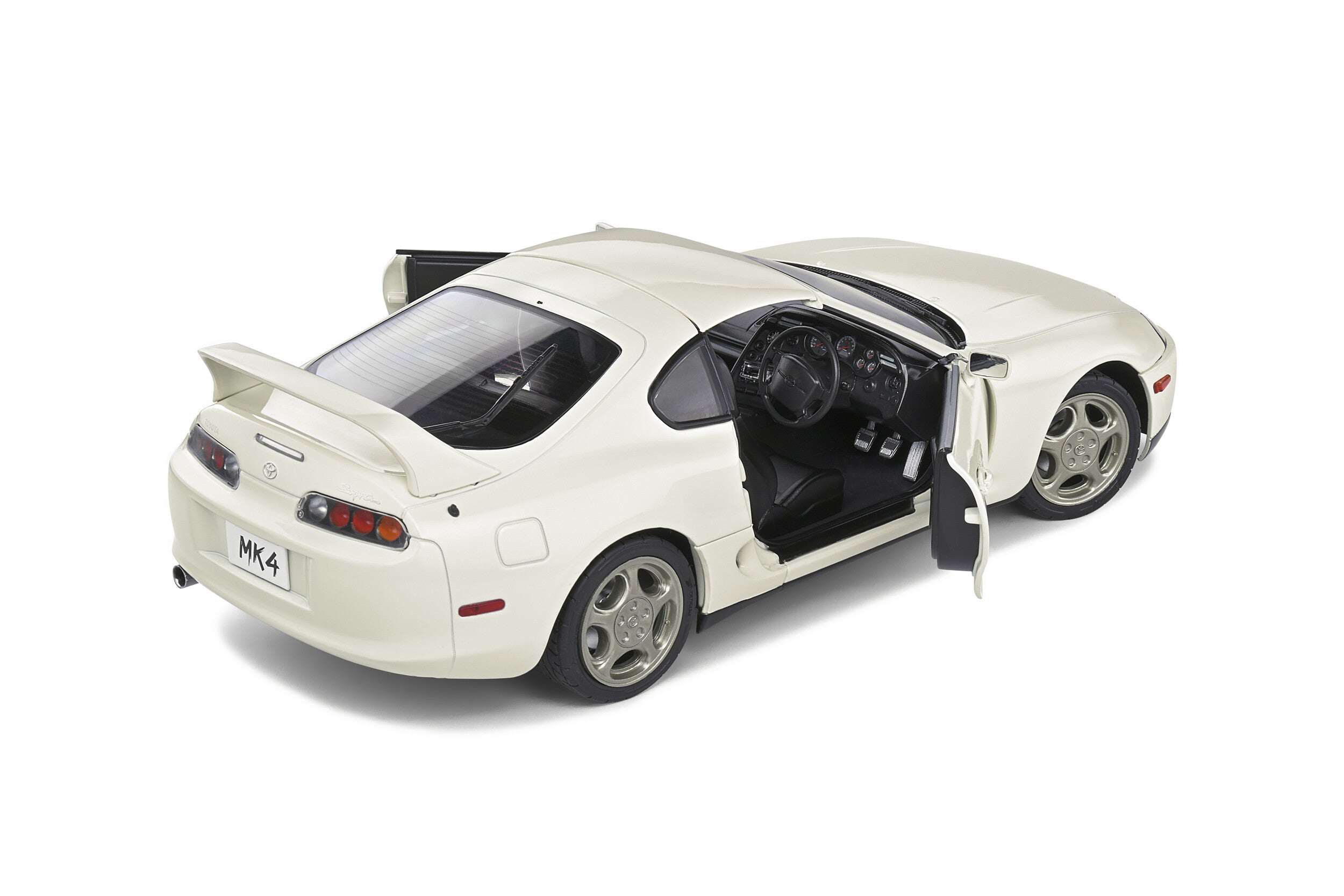 Solido Toyota Supra MK4 Targa Super White 1 18 Scale Model Car