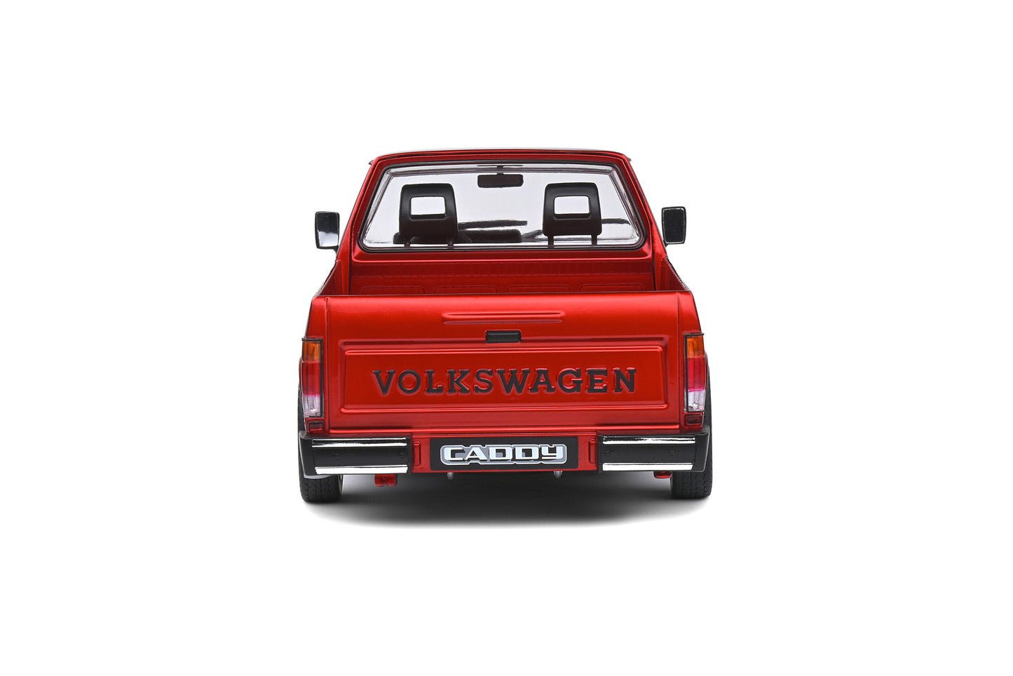 Solido - Volkswagen Caddy "Custom" (MK1) (Mars Red) 1:18 Scale Model Car